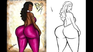 Ilustración de Booty Cherokee D Ass grande