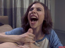 Anya Olsen handjob and huge cumshot gif