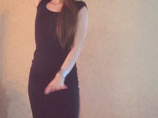 teasing in a dress gif