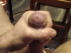 cumming my cock! gif