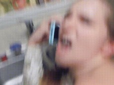 cum inside on phone gif