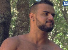 Horny Park Ranger Stumbles On Sexy Hairy Latin Stud 0055 2 split second gif