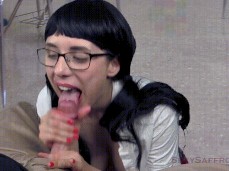 Saffron Cum1 gif