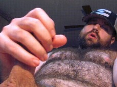 straight, hairy, horny StiffMate generous cum show 1453-1 5 gif