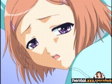 Hentai couple fucks in toilet (English dub) (uncensored) gif