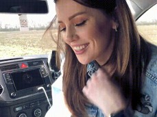 Handjob in car gif