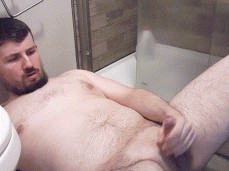 chubby bear cums gif