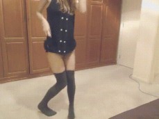 Swivel hips dancer gif