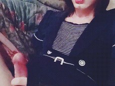 Hattabi4ik Sissy Slut Hot Cumshot gif