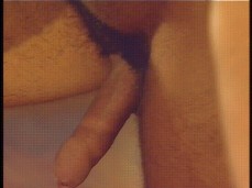 Fred Fele aka Ted Colunga bottoms; semii-hard, big, fat, thick, uncut cock gif