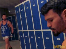 Jean Franko showis his big fat uncut cock to muscle hunk Gabriel Luna 0039 gif