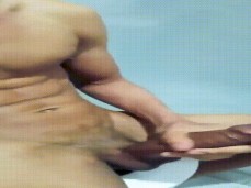 uncut masturbation gif