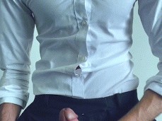 Slender, hung,rock-hard Zaid Mich rips his shirt 0302-1 gif