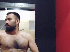 Handsome ElZorroBarbon is caught jerking in the gym lockerroom 0608-1 7 gif