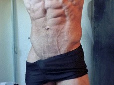 Jeunebodyalpha shows off his rock hard muscles and bulge 0011-1 2 gif