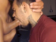 XXL hung Yuri Gaucho facefucks handsome Latino 0151-1 gif