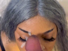 Kayena Glazed facial cumshot gif