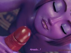 Devil's Cookie - Futanari Demon Girl Sucked and Ready to Cum gif