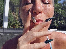 Smoking Milf gif