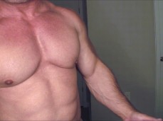 Tony shows off his huge, hot pecs 1030-1 8 pecs bounce gif