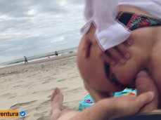 Enter the public beach gif