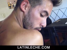 beefy, hung, hairy-bellied guy fucks cute; lean Latino 2517  pov gif