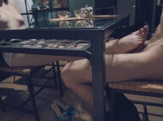 FOOTJOB TABLE gif