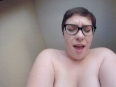 Short hair brunette riding POV gif