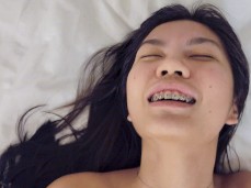 Cute petite Asian lady gif