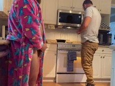 Horny bear jerks his hard dick looking at hot straight handyman 0614-1 10 gif