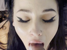 Pyrokittenoffical facial cumshot gif