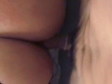 Big ass panties to the side POV gif