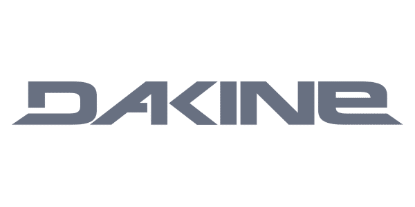 The image features the logo of the brand "DAKINE" in bold, uppercase letters with a modern, angular font. The text is set against a transparent background.