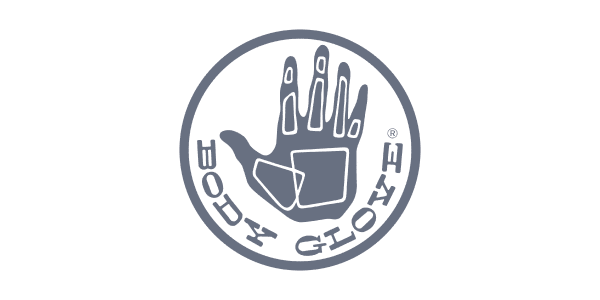 A circular logo displays the text "BODY GLOVE" around a stylized hand with fingers spread out, featuring a geometric pattern on the palm—perfect for showcasing on any commerce platform.