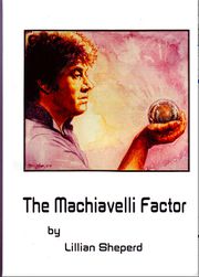 (1996) from The Machiavelli Factor: "Lightbringer" -- Judith Proctor wrote: "I originally saw 'Lightbringer' hanging on Ruth Saunders' wall and surprise, surprise, couldn't persuade her to part with it. I wrote to Jean, who sold me a copy and gave me permission to use it as a zine cover." [16]