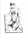 inside art from issue #18, Virginia Lee Smith for Rain Dance: Note: Marked as sexually explicit; minimized.