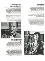 inside page from #17 of Collage #17, "from a pamphlet issued by the sales planning division of NBC to promote the coming of Star Trek's second season"