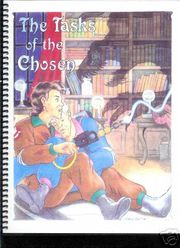 two real ghostbusters on the cover of Tasks of the Chosen, art by Marty Siegrist (1995)