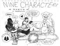 From Millenium Issue 1, by Tina Bentrup, 2001. Nine characters in search of a therapist (Star Wars)