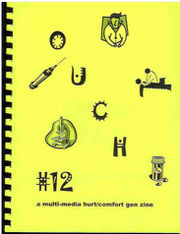 cover of Ouch!, a zine series specializing in H/C fiction (2001)