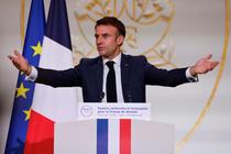 Emmanuel Macron lors de son discours sur l’avenir de l’enseignement supérieur et de la recherche,  à l’Elysée, le 7 décembre. 