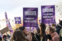 Une manifestation du collectif NousToutes à paris, le 25 novembre 2023. 