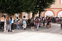 Un collège à Toulouse à la rentrée de septembre 2023. 