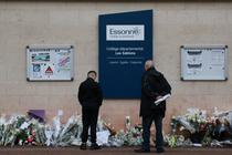 Le collège Les Sablons à Viry-Châtillon dans l’Essonne, où était scolarisé Shemseddine, 15 ans, battu à mort en avril 2024. 