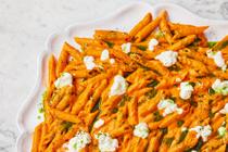 Les penne aux poivrons rôtis de Jamie Oliver