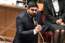 Guillaume Kasbarian, ministre de la Fonction publique, à l’Assemblée nationale, le 29 octobre 2024.