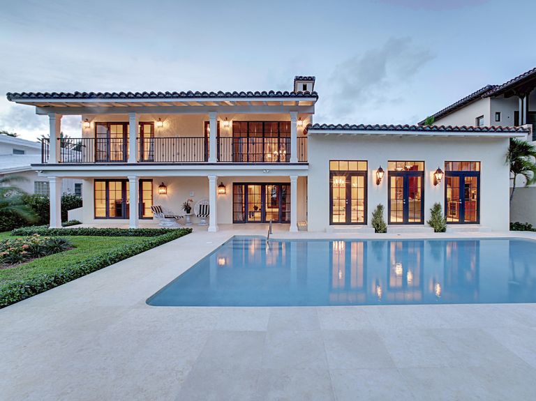 big house with pool