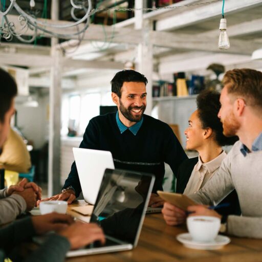 Juego de mesa para explicar la unión con el partner para la transformación digital