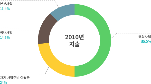 2010년 지출