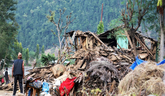 भूकम्प प्रभावित क्षेत्रमा पूर्वाधार निर्माण गर्न जनशक्ति तयार गरिँदै